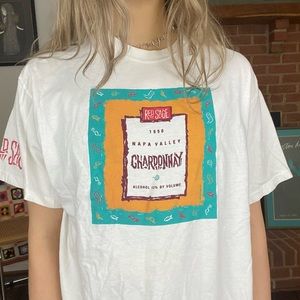 Vintage 1990 Napa Valley Chardonnay Red Sage Wine Alcohol California Uni…